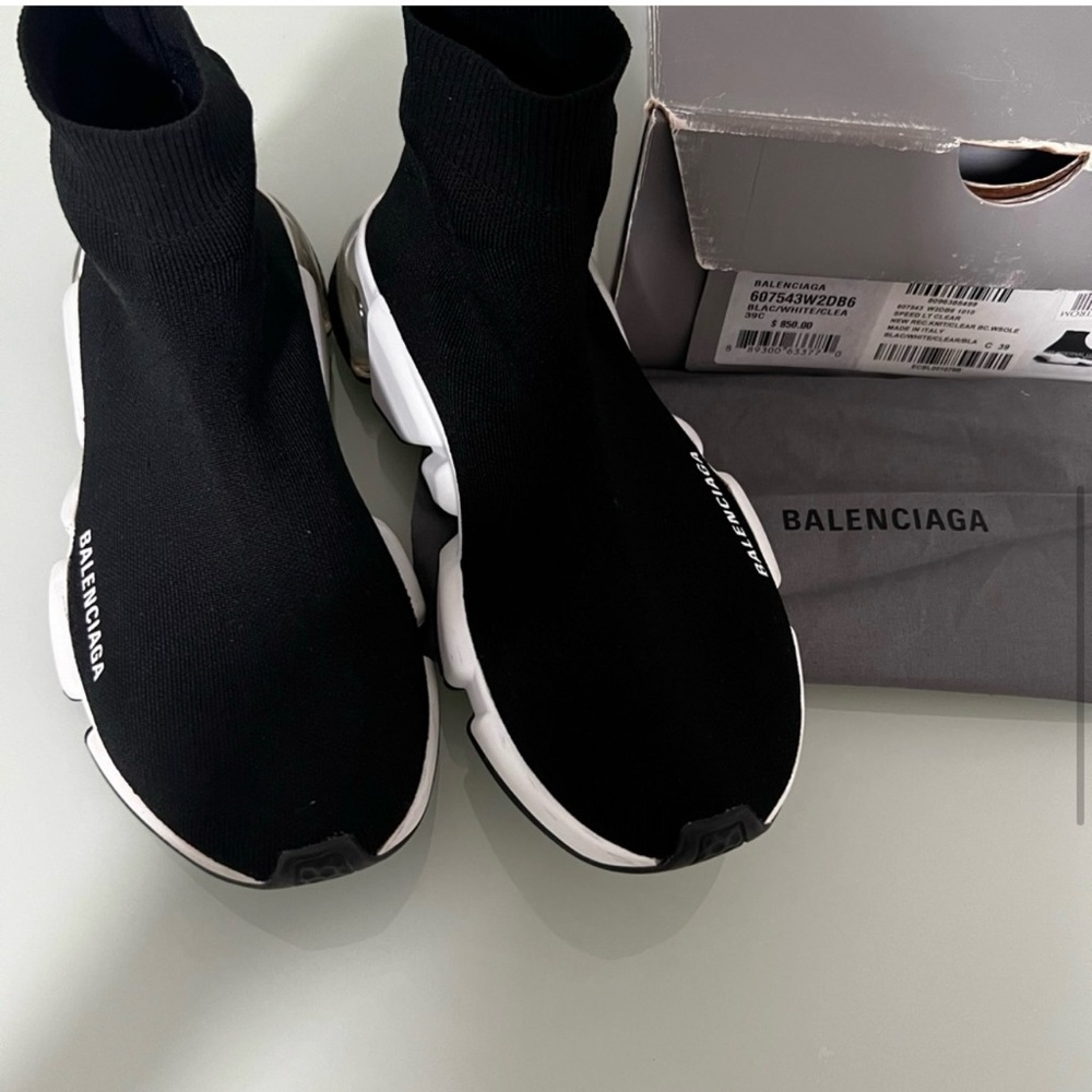 Balenciaga Women's Black Sneakers - Picture 7 of 7